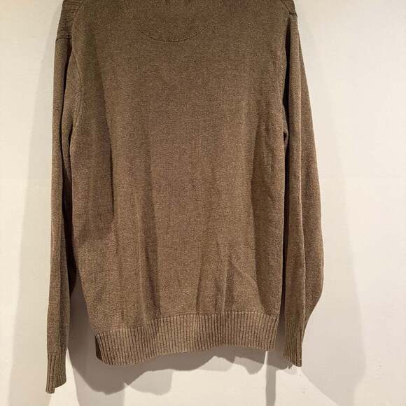 Dockers Men's Green 1/4 Zip Pullover Sweater - Picture 3 of 3